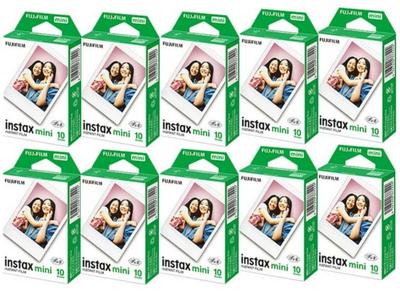 Цветная фотопленка Fujifilm Instax Instant Color Film instax mini 1 упаковка x 10 (100 листов)