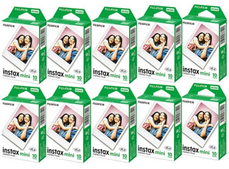 Fujifilm Цветная фотопленка Instax Instant Color Film instax mini 1 упаковка x 10 (100 листов)