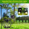 Solar Lantern Led Light Garden Lights Outdoor Waterproof Sensor Lamps Warm White Retro Iron Art Vintage Yard Decoraiton Lighting