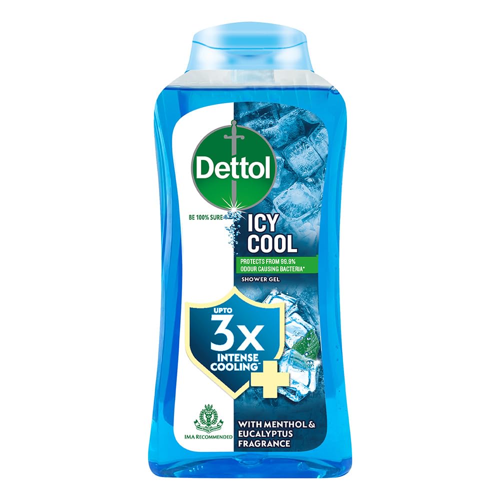 Dettol Гель для душа, Освежающий - 250 мл | Гель для душа без мыла | Защита от запаха на 12 часов