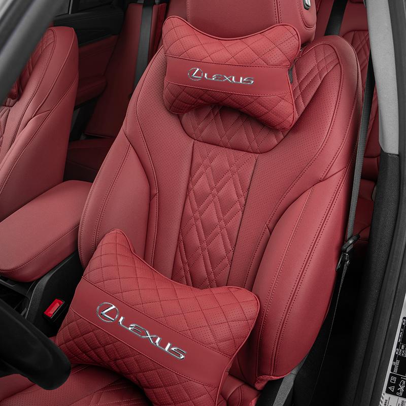 Автомобильные кожаные аксессуары для подголовника сиденья, поясничной подушки Для Lexus RX300 IS200 IS250 ES350 Ct200h UX250h NX300h RX350 ES300h RX400h