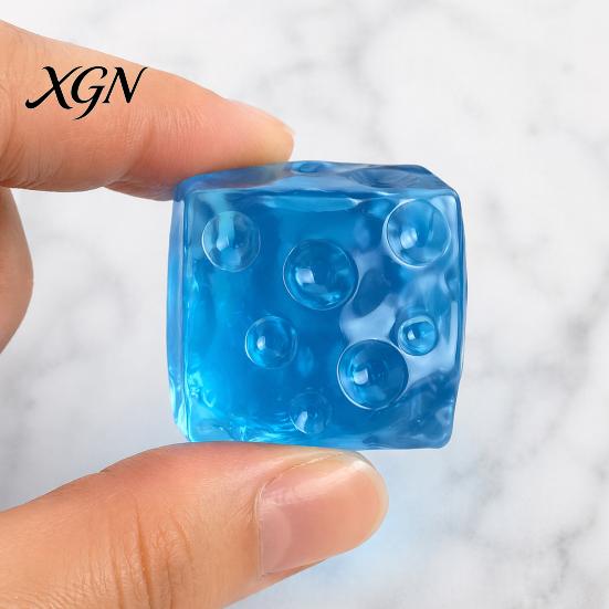 Relaxing Desk Toy Shapeable Cheese Cube Squeeze Toy, Anxiety Relief Block Sensory Fidget Tool Fake Pinch Home Office Relaxation Tactile
