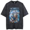 Dragon Ball Anime Print Fashion Oversized TShirt Hip Hop Streetwear Men Washed Vintage Tshirt Summer Casual Cotton T Shirt