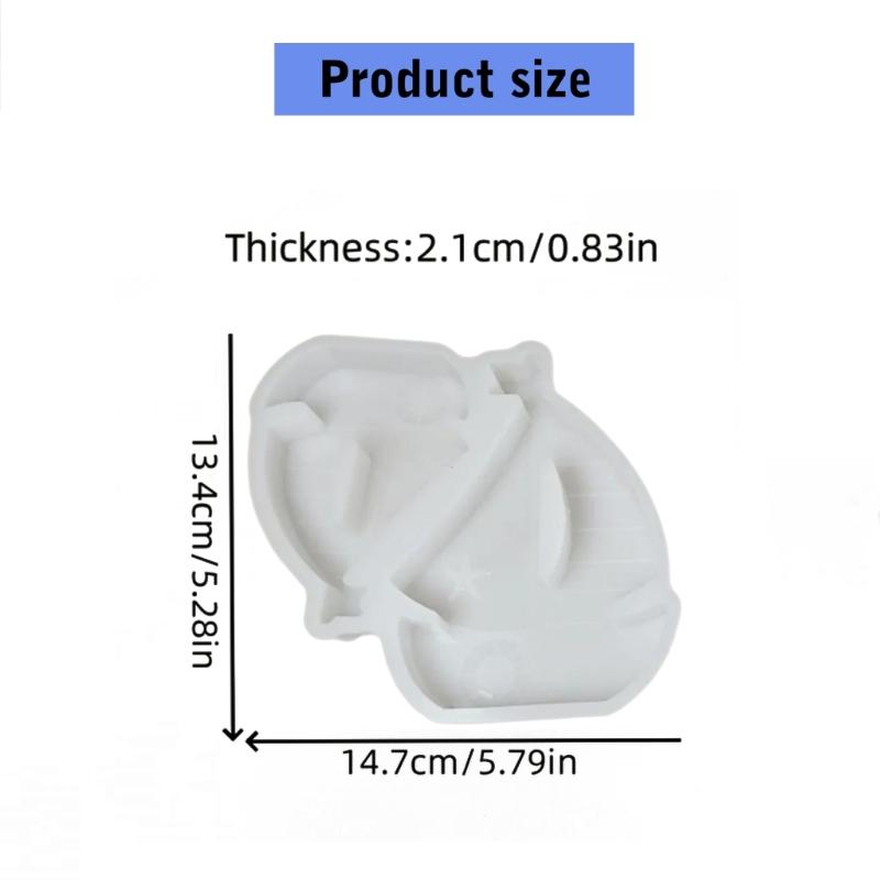Sailing Ship Silicone Candle Molds for Candle Soap Gypsum Decoration Temperature Resistant Epoxy Resin Molds for Craft