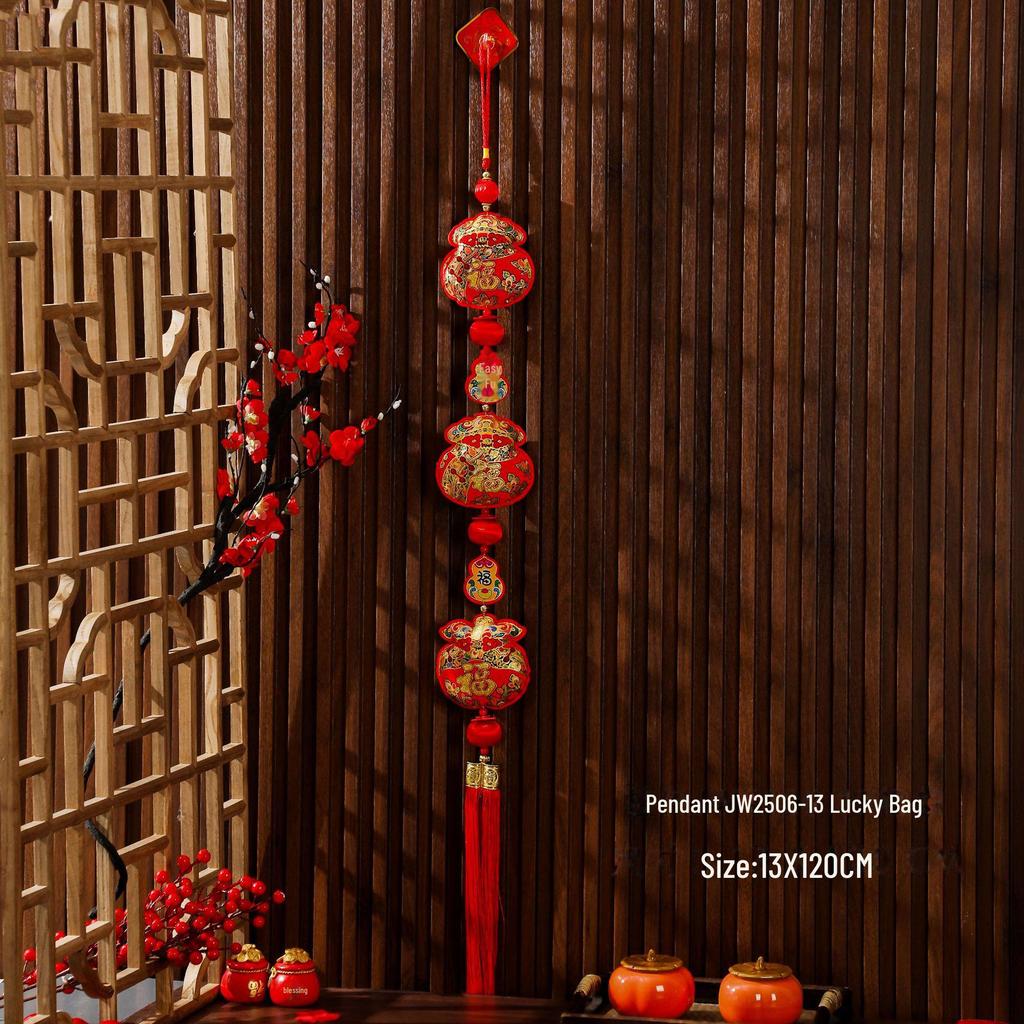 2025 Snake Year Blessing Pendants: New Year and Spring Festival Decorations for Wealth and Prosperity