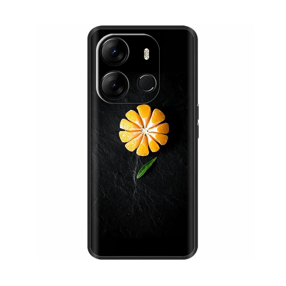 Для чехла Spark Go 2023 Мягкий черный силиконовый бампер-крышка Для Tecno Spark Go 2023 BF7n Чехол Capa Защитный чехол для мобильного телефона Etui