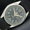 JAPAN 6309A VINTAGE SEIKO 5 AUTOMATIC MENS BLUE COLOR DIAL WATCH A701328-5 R206a-a701328