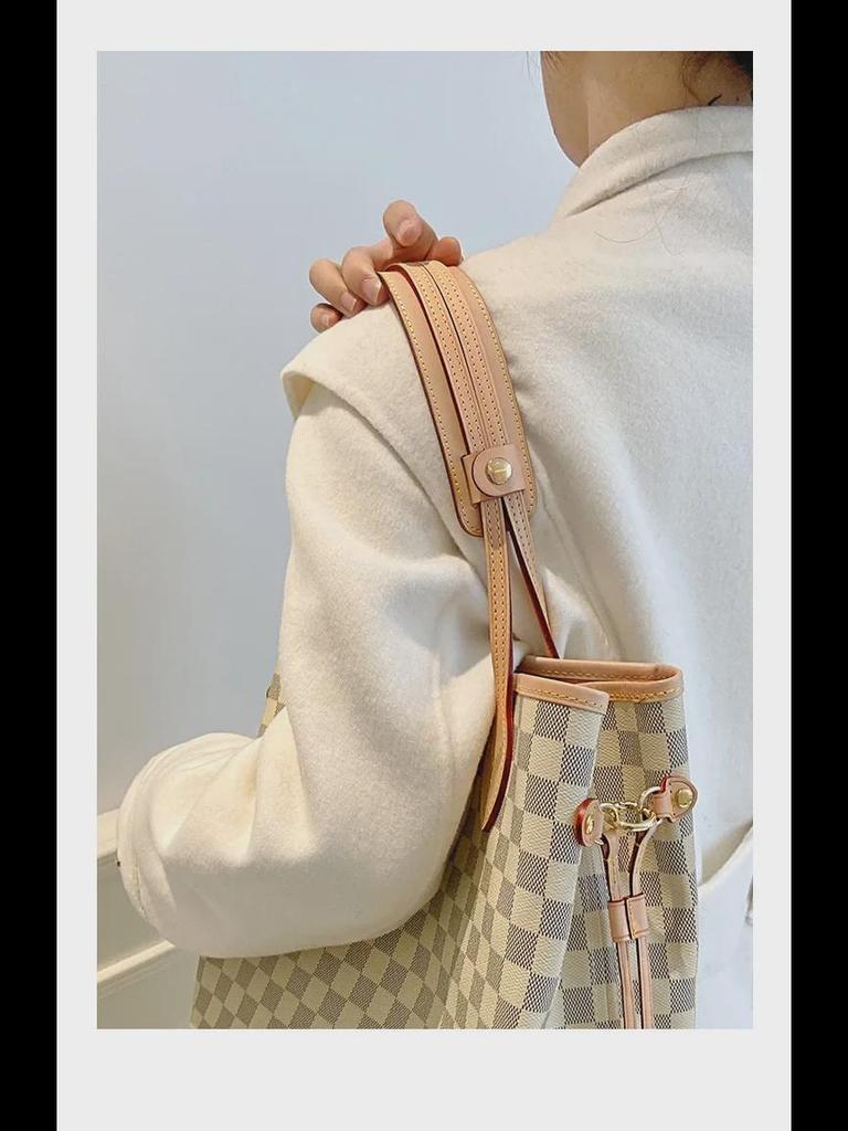 Наплечная накладка из кожи, меняющей цвет, для ремня сумки Neverfull