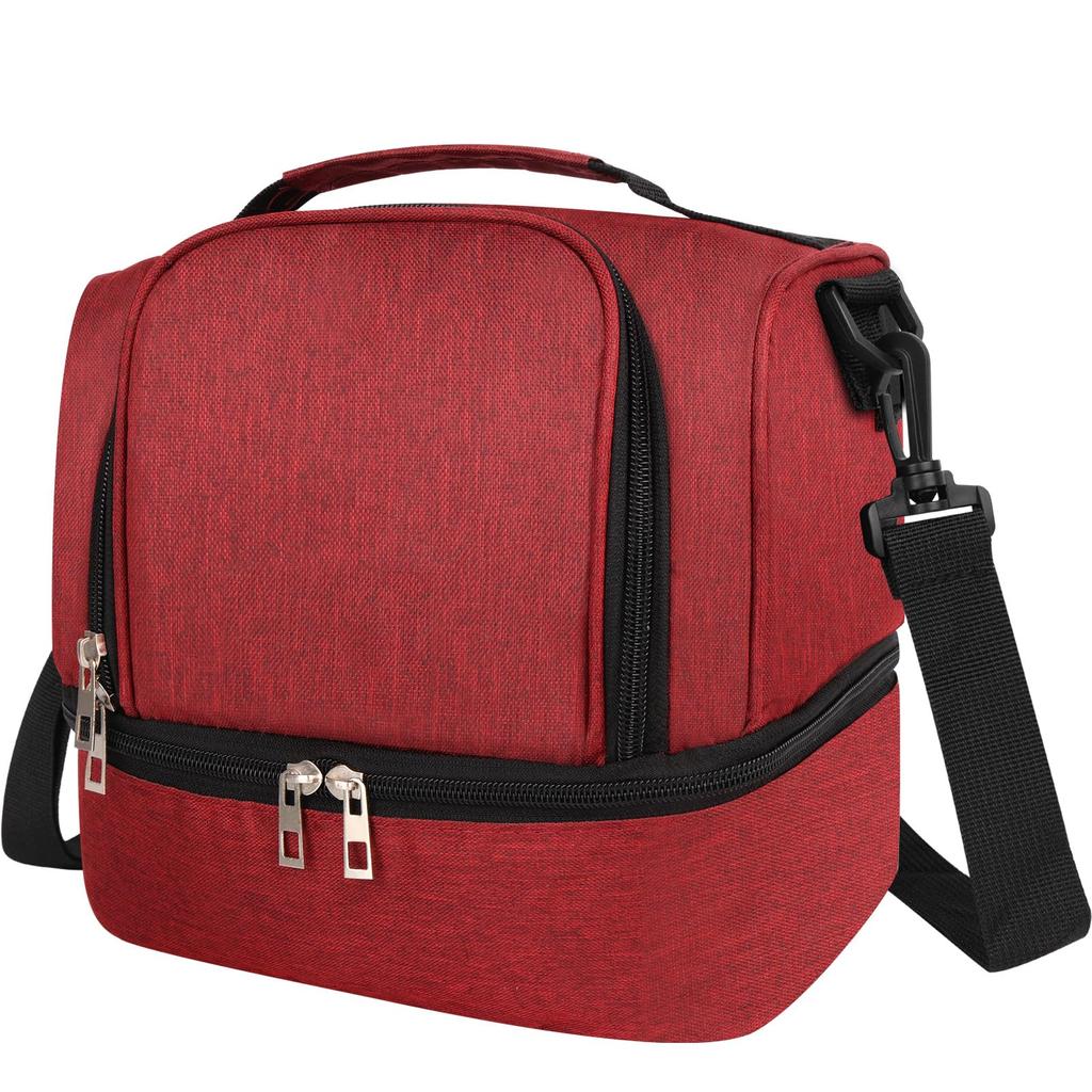 Large Capacity Lunch Box Lunch Bag Leakproof  Lunch Tote Bags with Adjustable Shoulder Strap for Office Work Picnic Travel