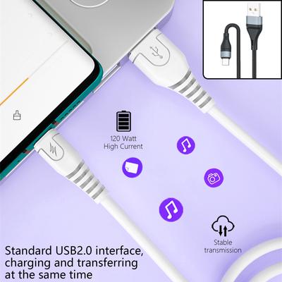 120 Вт зарядный кабель USB2.0 шнур для быстрой зарядки провод для планшетов телефонов USB 5Pin/ Type C кабель для быстрой зарядки данных