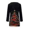 Women's Fashion Casual Long-sleeved Print Medium Length Cardigan Button Jacket Coat