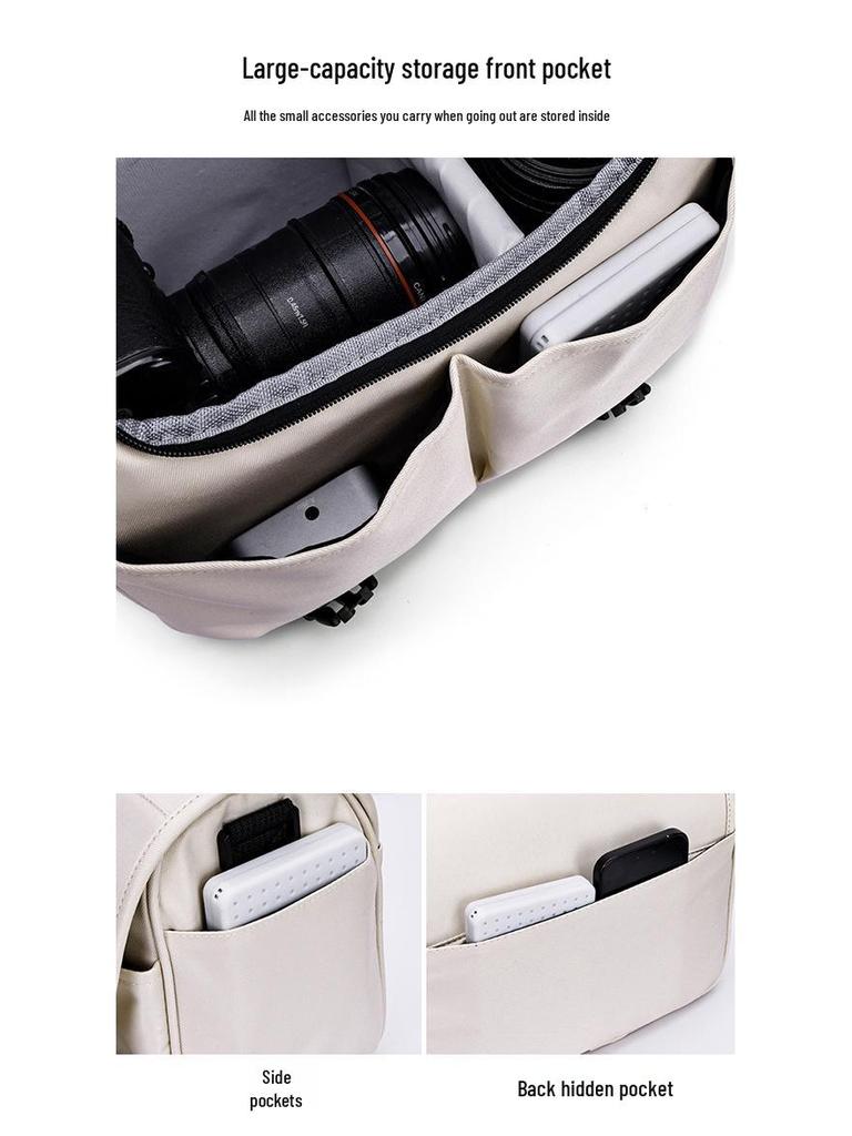 Водонепроницаемая портативная сумка для камеры для Canon, Sony, Fuji, Nikon зеркальных/беззеркальных камер - Одноплечевая сумка для фотосъемки