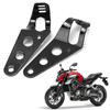 Кронштейн крепления фары мотоцикла из алюминиевого сплава, черный, 1.5?Держатель-подставка 2 в 1 Черный Большой размер
