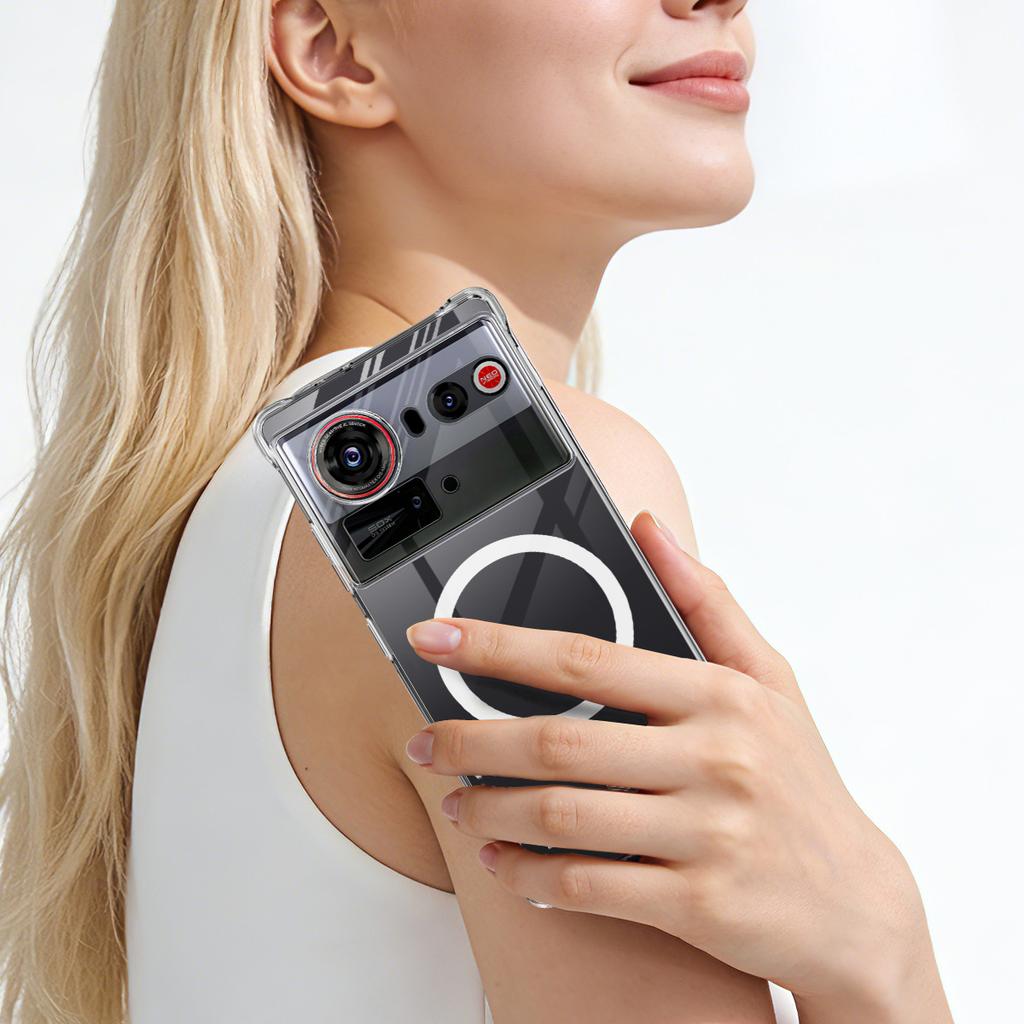 Чехол для телефона Nubia Z70 Z70S Z80 Ultra 5G IMAK Ударопрочный Мягкий Магнитный Чехол