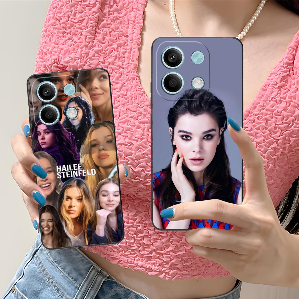 Матовый чехол из ТПУ для мобильного телефона Hailee Steinfeld для Xiaomi Redmi 15 14 13 12 A5 3 2 1 C Plus 4G 5G Цветная печать