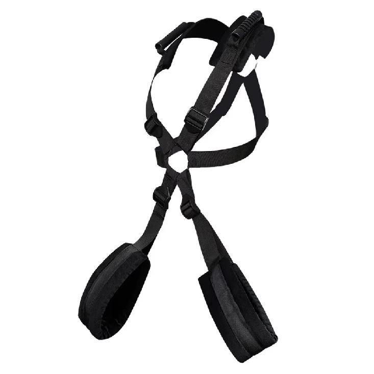 Soft Sponge Padded Shoulder Mounted Swing Sling Harness Adjustable Couple Position Helper Strap Bedroom Game Auxiliary Support Belt