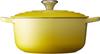 Le Creuset Cast Enamel Pot Signature Cocotte Ronde 20 cm Soleil Gas IH Oven Compatible Japanese [Authorized Product]