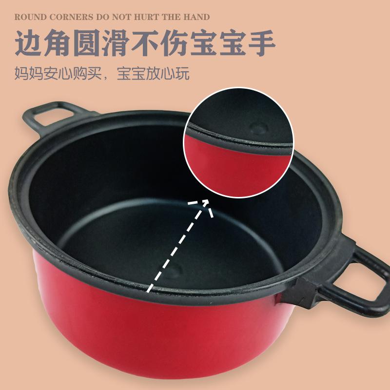 Детский игровой домик Симуляция Красная посуда Кухонные игрушки Набор из 13 предметов, Детские кухонные игрушки