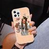 Christmas Art Girls Coffee Phone Case For iPhone 17 Air 16 Pro Max 16E 15 + 14 Plus 11 12 13 Mini 7 8 SE Gift Print Cover Fundas