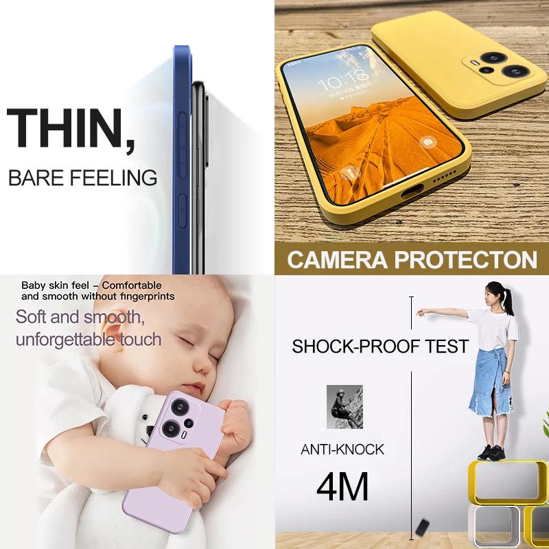 Чехол Poco F5 F 5 Pocof5, оригинальный жидкий силиконовый чехол для телефона Xiaomi Poco F5 F 5 Pro F5pro Pocof5, противоударный чехол на заднюю панель