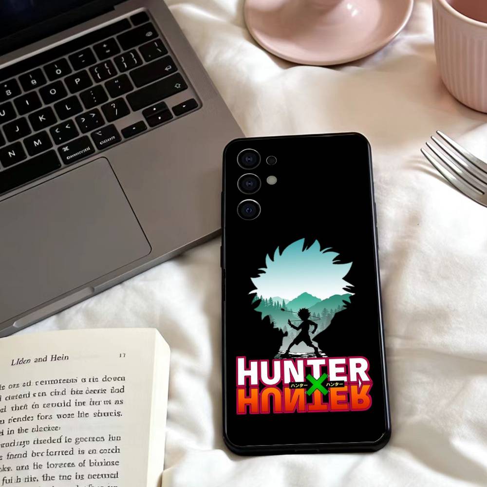 ГОРЯЧИЙ Аниме H-Hunter x Hunter Чехол для телефона Samsung S25,24,23,22,30,21,10,9,Ultra,Plus,Lite,FE,4,5 G Мягкий черный чехол