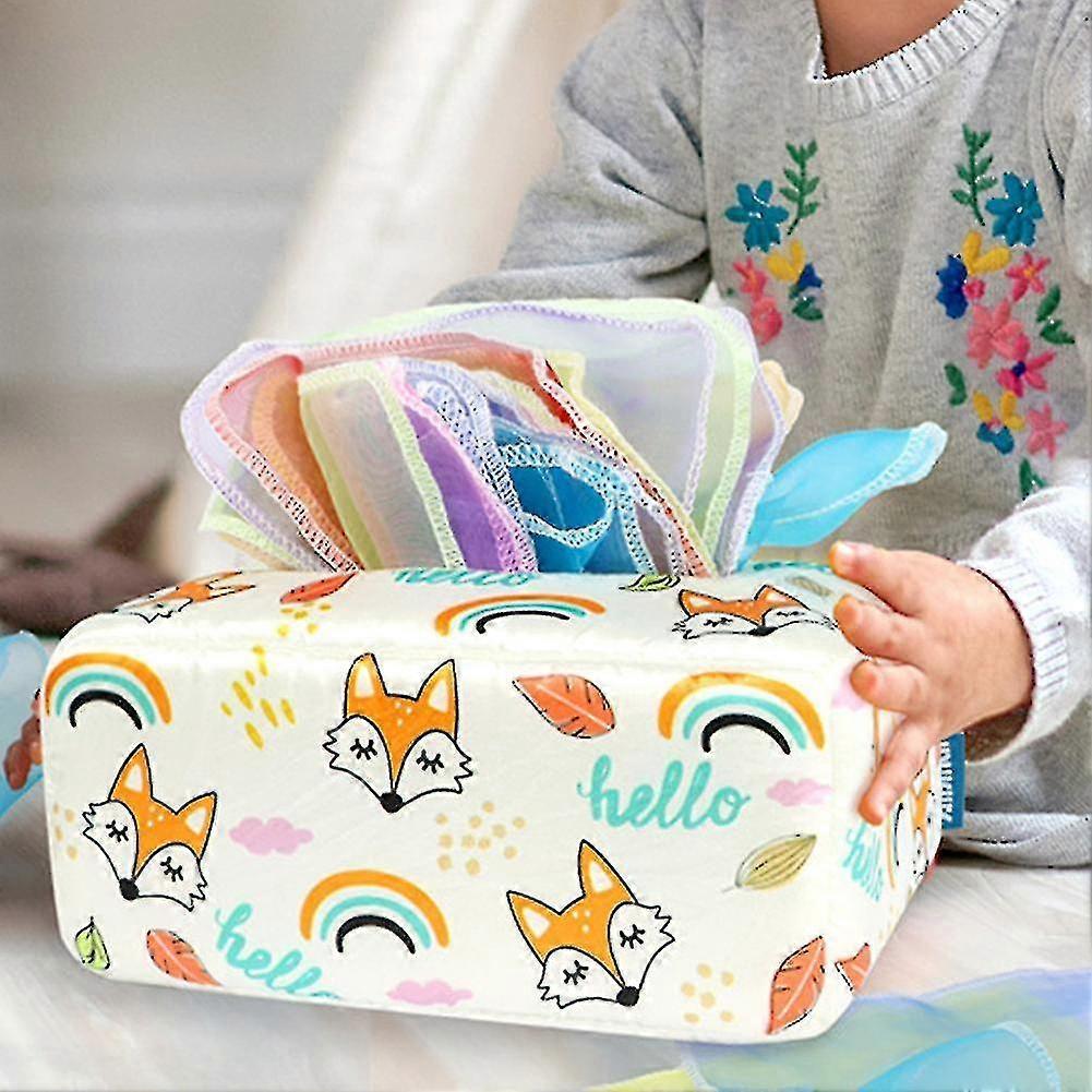 Baby Tissue Box Toy Interactive Baby Sensory Box For Preschool Children NIUNIU