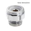 Accessories 360 Degree Adjustable Faucet Adapter Swivel Aerator Adapter Tap Aerator Connector