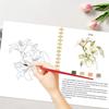 Yousheng Watercolor Workbook Step-by-Step Painting Guide Watercolor Paint Set Nature-inspired Coloring Water Coloring Book