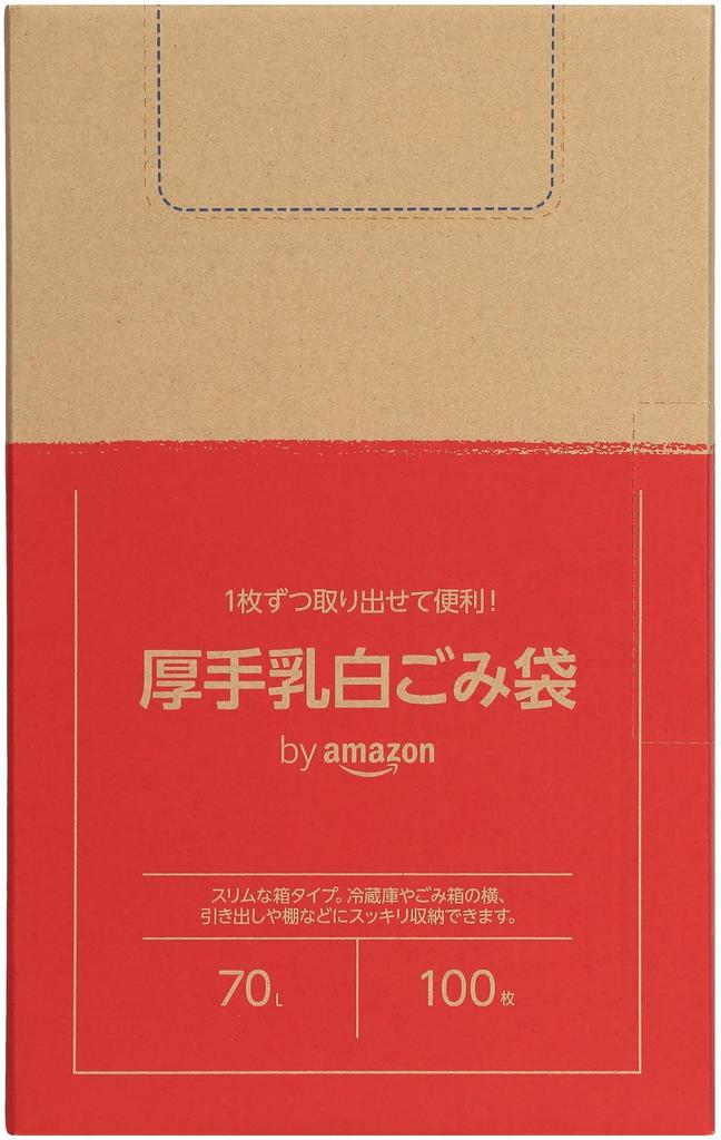 От Amazon Плотные мусорные мешки молочно-белого цвета, гладкие, тип 70 л, 100 листов
