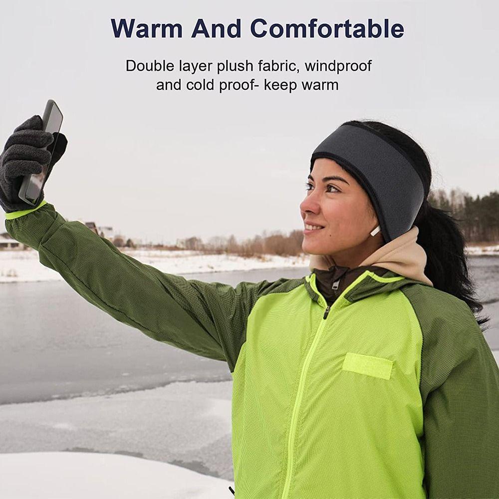 Пот Флисовый чехол для ушей для женщин и девочек, повязка на голову для бега, утеплитель для ушей, повязка на голову, зимняя повязка на голову