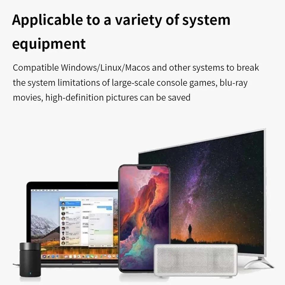 Корпус для твердотельного накопителя USB 4.0 40 Гбит/с USB-C M.2 NVMe SSD, внешний жесткий диск USB 4.0, коробка для Macbook, iPad, телефона, ноутбука