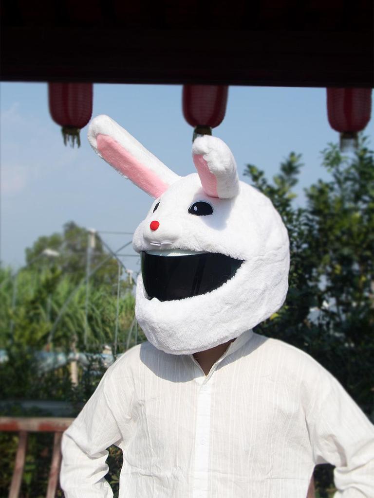Custom Plush Helmet Cover - Soft, Durable, Wear-Resistant, Cute Cartoon Design