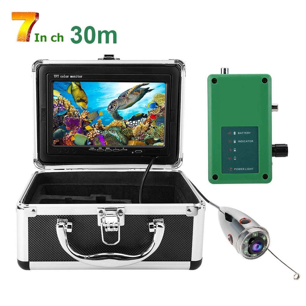 7in 1000TVL HD Monitor 98.4ft IP68 Underwater Waterproof Video Camera