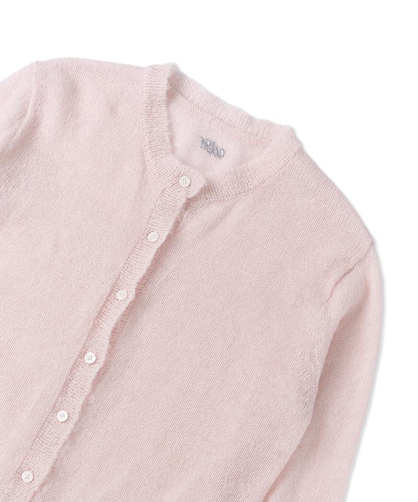 WITHOUT SUMMER Spring Soft Cardigan Set_Baby Pink