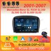 Android 14 Carplay BT для Mercedes-Benz SL R230 SL350 SL500 SL55 SL600 SL65 2001 2002 - 2007 Мультимедийный автомобильный радиоплеер WIFi+4G