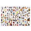 Gustuff Halloween Tattoo Stickers for Children, KC Certified, 10 Pieces, Mixed Colors