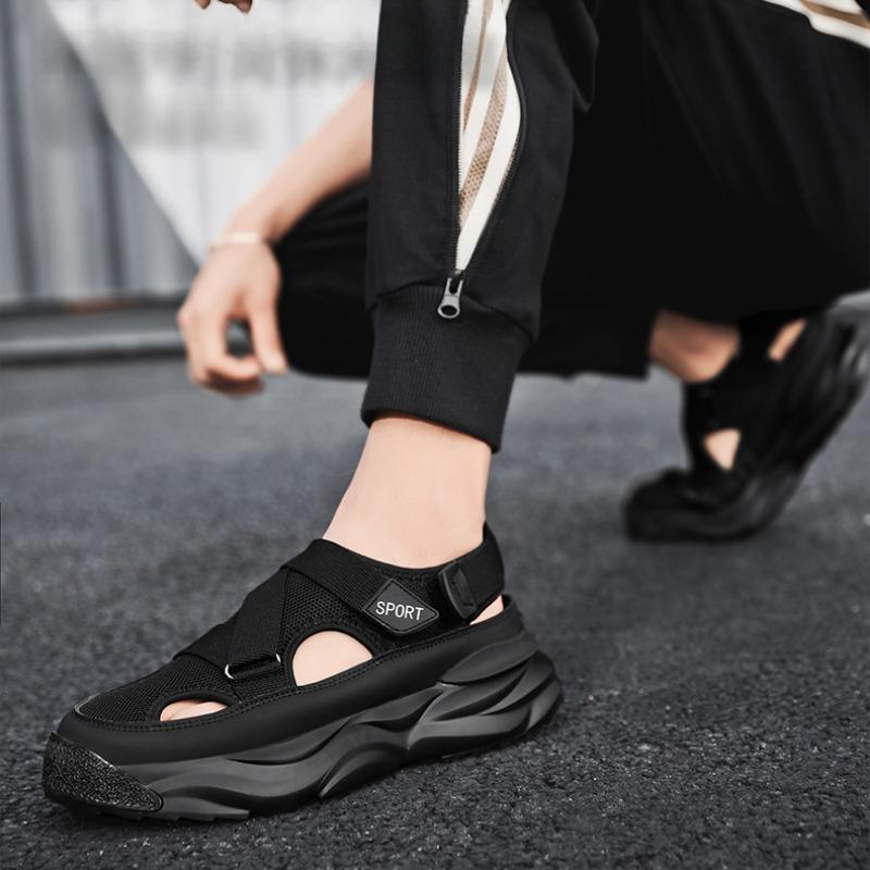 Fashion Summer New Men's Trendy Beach Sandals Outdoor Breathable Comfortable Platform Casual Shoes Luxury Brand Slippers Tenis Masculino