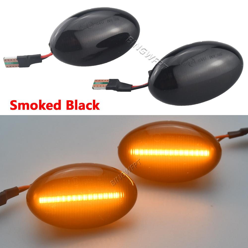 2PCS Repeater Signal Lamps For Mercedes Benz Vito W639 2003-2014 Dynamic LED Car Side Marker Lights
