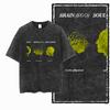 ZF STREETWEAR Хлопковая футболка с принтом, кислотной стиркой, эксклюзивным рисунком, унисекс, крутая, винтажная, ретро, мужская футболка, большого размера, футболка для мужчин