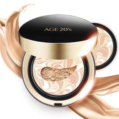 [AGE20's] Кушон Signature Essence Cover Pact Intense Cover со сменным блоком 13 Слоновая кость SPF 50+ PA++++ 14г*2шт