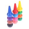 12Pcs Non-Toxic Children Safety Color Crayons Baby 3D Finger Art Supplies