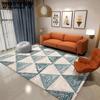 Living Room Geometric Pattern Carpet Bedroom Dirt Resistant Carpet Anti Slip Floor Mat Large-area Floor Mat