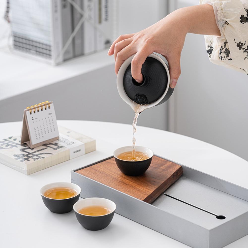 Инструмент для приготовления чая Набор для чая Кунг-фу Керамический набор чайников Чайная посуда Дорожный чайный набор Бизнес-подарок