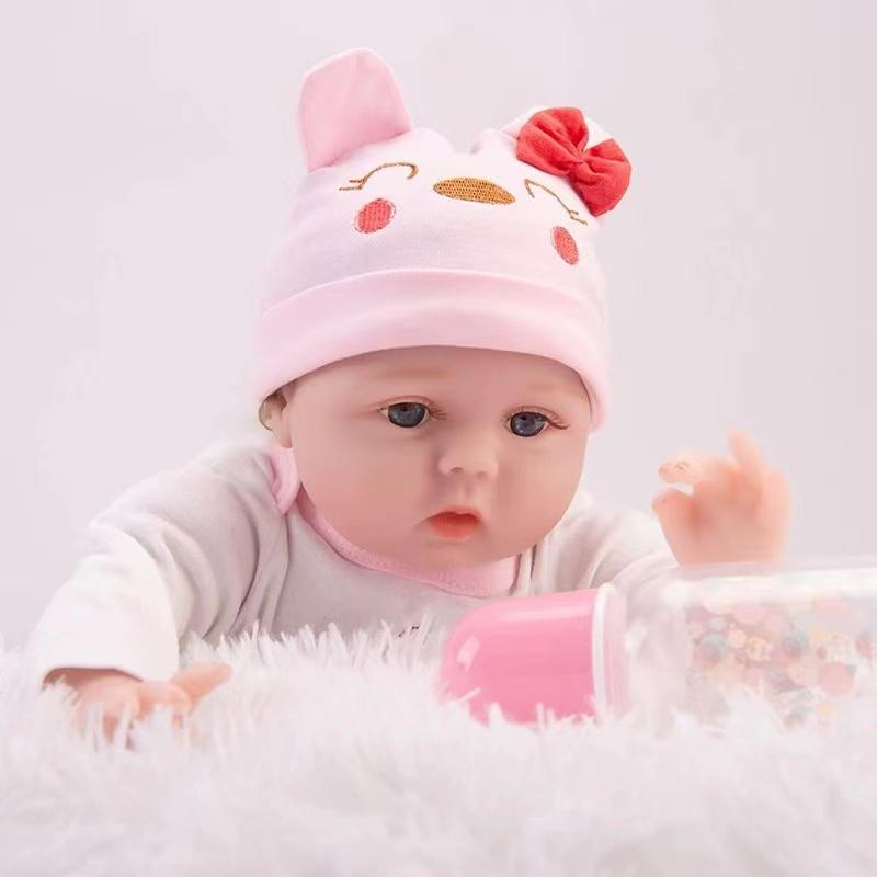 Реалистичная кукла из мохера с корнями, 55 см, мягкая ткань, тело, реалистичные куклы Reborn, Bebe Reborn для девочек, подарок на Рождество