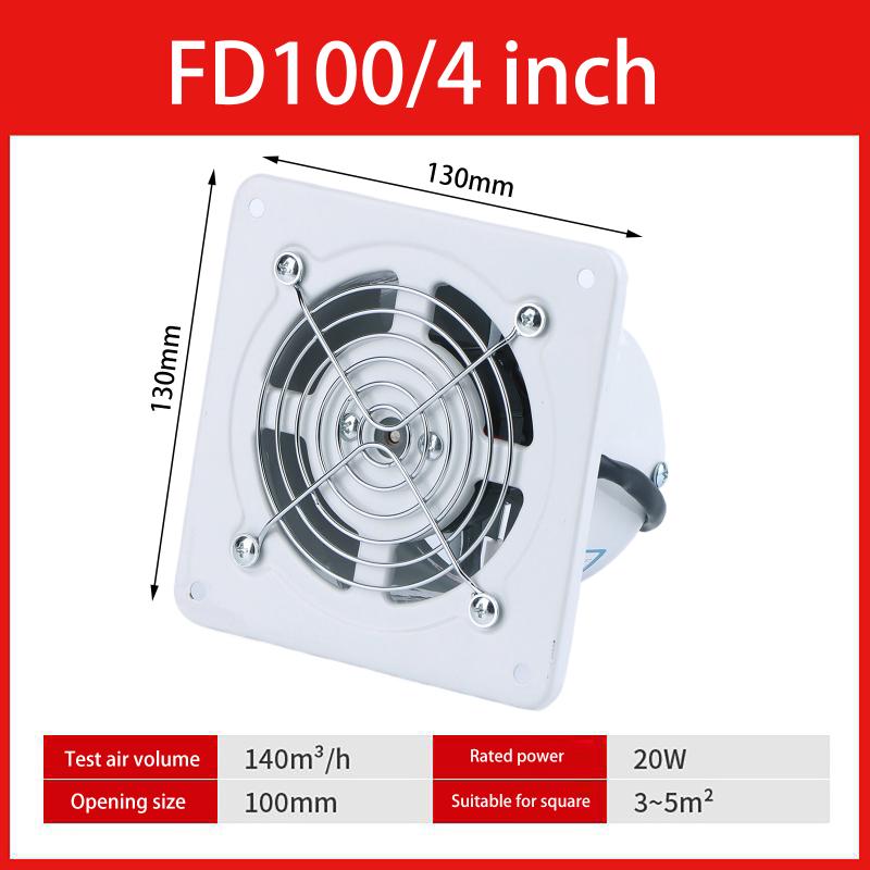 4 Inch 6 Inch Exhaust Fan Ventilation Fan Exhaust Ventilation Fan For Warehouses Factories Garageskitchens