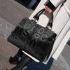 New Women's Handbag Fashionable Letter Embossed High End Cowhide Crossbody Shoulder Bag