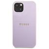 Guess Guhcp13Spsasbpu Iphone 13 Mini5,4 Fioletowy/Purple Saffiano Hot Stamp & Metal Logo