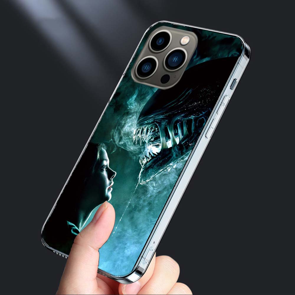 Крутой чехол для телефона с ксеноморфом из фильма «Чужой» для iPhone 16E 15 Pro 14 Plus 17E 16 17 Pro Max Air 11 12 13 Mini Ударопрочный чехол Милый чехол