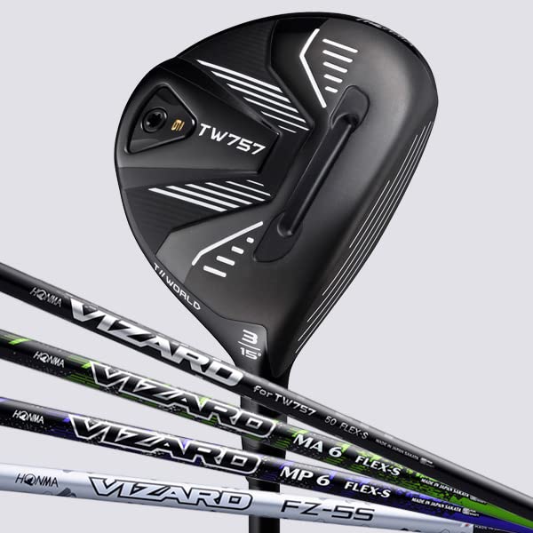 Honma Golf Fairway Wood TWORLD TW757 FW VIZARD MA5 Loft Angle: 15° Счет: FW#3 Flex: S