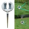 Garden Hose Guide Spike Rustfree Metal Stake Water Pipe Positioning Holder Roller Outdoor Yard Gardening Irrigation Tool
